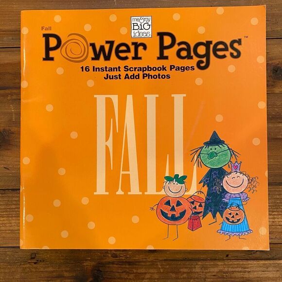 Power Page Instant Scrapbook Set of 5 Spring, Summer, Fall, Winter, School Days - Picture 7 of 16